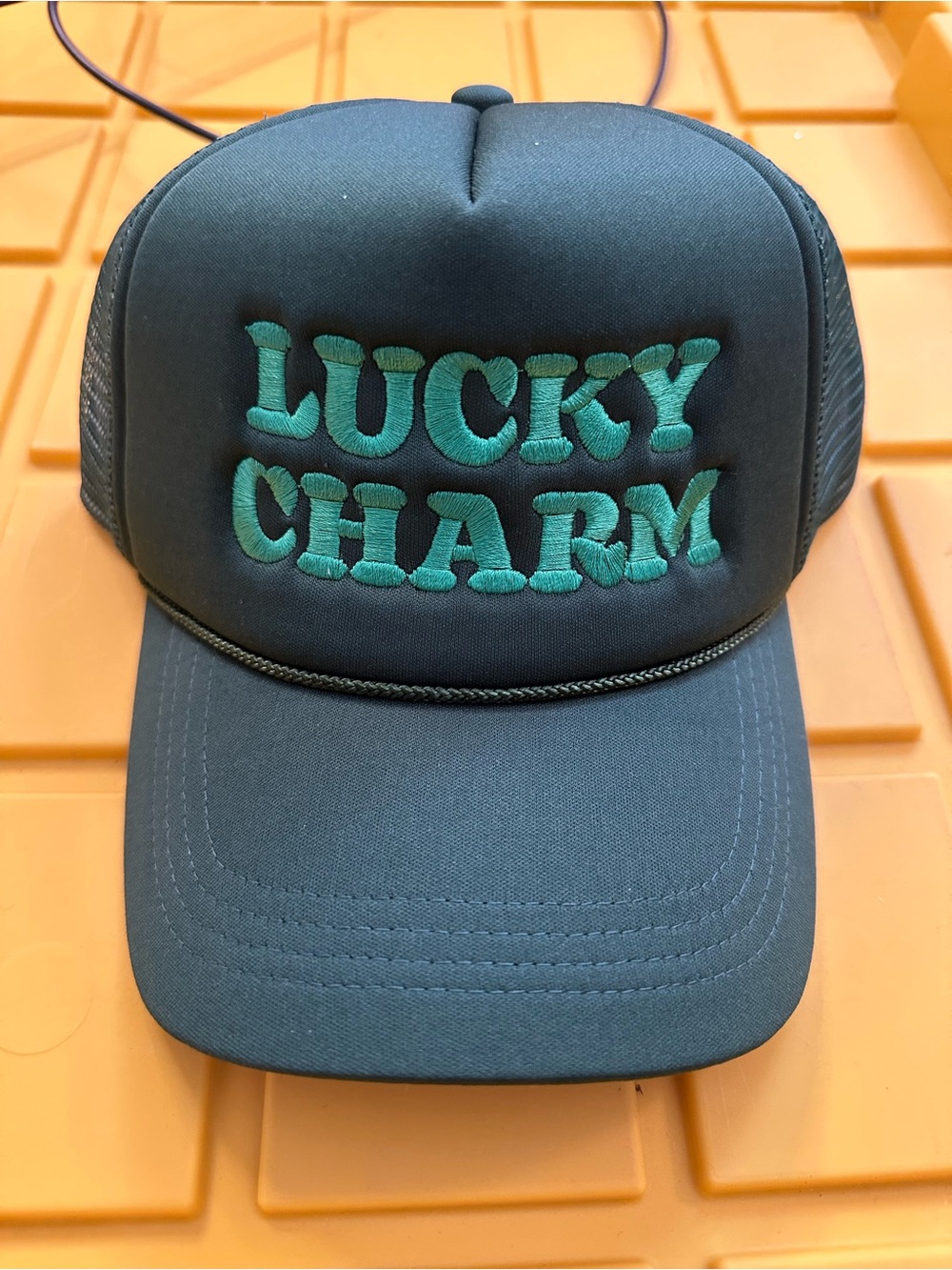 NWT AS Revival "Lucky Charm" Embroidered Trucker Hat